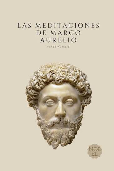 Portada del ebook Meditaciones de Marco Aurelio en una mesa junto a una taza de café